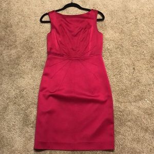 Red knee length dress from Banana Republic, size 2